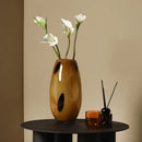 Axyaa Polka Dot Glass Vase - Home Decor Flower Arrangement Accessories