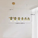 Axyaa Modern Minimalist Cream Chandelier for Dining & Study Area