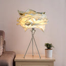 Axya Cloud Paper Floor Lamp with LED Artistic Lighting for Living Room and Bedroom
