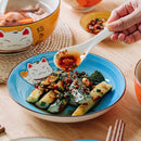 Axya Cute Cartoon Lucky Cat Ceramic Dining Plate