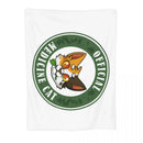 Axyaa Warriors Badge Throw Blanket: Personalized, Cute Plaid Design, Heavy Sofas Blankets