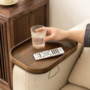 Axyaa Bamboo Dried Fruit Plate Tray & Modern Coffee Table