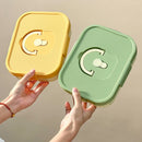 Axyaa Divided Lunch Box: Portable, Sealed, Large Capacity for Food, Salad, Fruits