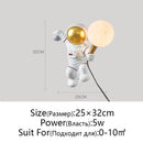 Axyaa Astronaut Moon Planet Lamp: Creative Spaceman Night Light, Bedroom Decor
