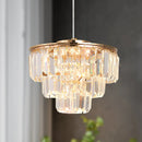 Nordic Crystal Pendant Ceiling Light by Axyaa - Room Decor & Bedroom Chandelier