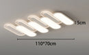 Axyaa Acrylic LED Ceiling Light for Stylish Home Bedroom and Living Room Decor