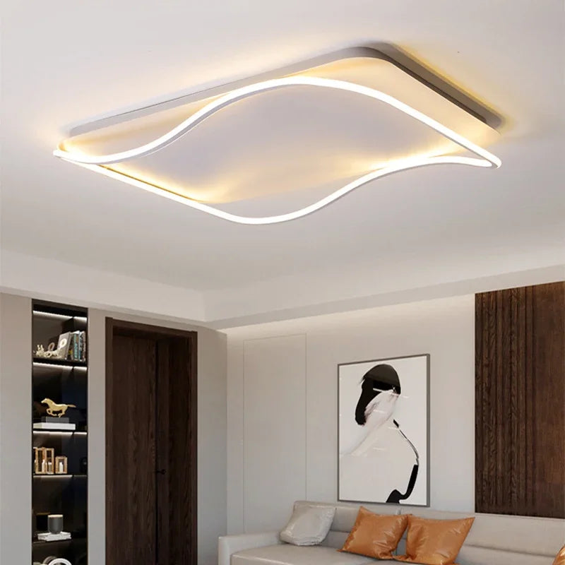 Axya LED Ceiling Lamp: Modern Lighting Fixture for Home Decor in Living Room, Bedroom, and More