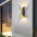 Axyaa Aluminum LED Sconce Wall Lamp: Modern Waterproof Indoor Outdoor Warm Light