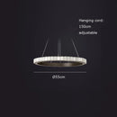 Axyaa Round Gold Black Marble Pendant Lamp Luxe Designer Hanging Light