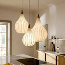 Axyaa Wabi-Sabi Cloth E27 Pendant Lamps for Dining Room Kitchen Bar Chandeliers