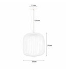 Axyaa Birdcage Pendant Light Foscarini Spokes 1/2 Light - Minimalist Design