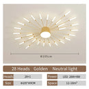 Axyaa LED Ceiling Lamp: Modern Nordic Living Room Light for Home Decor