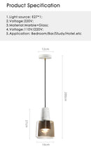 Axyaa Marble Lustre Pendant Lights for Dining Room and Kitchen