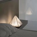 Axyaa Nordic Pyramid Table Lamp: Modern Art Desk Lamp for Living Room Bedroom