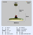Axyaa Medieval Restaurant Pendant Light: Modern Nordic M Bean Flying Saucer Suspension Lamp