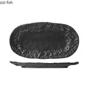 Axyaa Ceramic Sushi Dessert Plate Fish Specialty Tableware