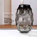 Axyaa Geometric Glass Vase Art Decor Flower Vessels Dried Flower Arrangement Craft