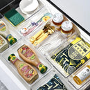 Axyaa Clear Plastic Drawer Organizers Set for Makeup, Jewelry, and Office Storage