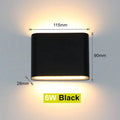 Axyaa Outdoor LED Wall Lamp Up Down Aluminum 6W 12W Waterproof IP65