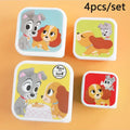 Axyaa Cartoon Animal Bento Box Set for Kids: Portable, Fun Lunch and Snack Containers