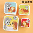Axyaa Cartoon Animal Bento Box Set for Kids: Portable, Fun Lunch and Snack Containers