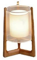 Axyaa Triangle Wood Stand Japanese Floor Lamp for Stylish Home Décor