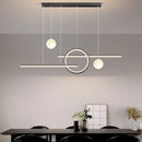 Axyaa Moon Chandeliers: Modern Minimalist Pendant Lights for Dining Room, Bar & Home Decor