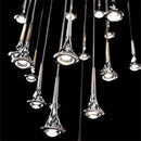 Axyaa Rain Pendant LED Lamp: Sleek Silver Design for Home Decor