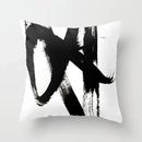 Pink Geometric Pillowcases for Living Room Sofa Decor by Axyaa