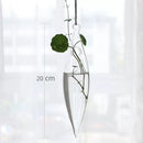Axyaa Angel Glass Vase for Living Room Decor with Hanging Hydroponic Flowers