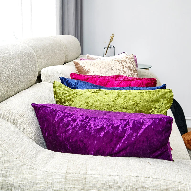 Axyaa Velvet Cushion Cover 45x45 for Sofa Decor and Living Room Pillows