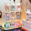 Axyaa Acrylic Figure Display Stand Transparent Box for Labubu Plush Toys Display