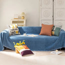 Axyaa Chenier Cover Cloth All Seasons Sofa Dust Cover Solid Color Tassel Blanket