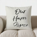 Stylish Love Typography Throw Pillow - Axyaa Home Pattern Cushion Cover