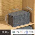 Axyaa Clothes Storage Bag: Foldable Quilt Organizer for Wardrobe - Large Capacity Clothing Storage