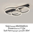 Axyaa LED Ring Chandelier Remote Control Ceiling Lamp for Home Décor
