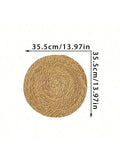 Woven Seagrass Wall Basket Axyaa Rustic Boho Home Decor Farmhouse Round Baskets