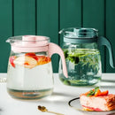 Axyaa Glass Kettle: High Temp Resistance Water Bottle, Transparent Teapot, Coffee Jug
