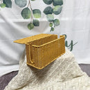 Axyaa Rattan Cable Management Box: Hide Power Strip, Router, and Cords with Style.