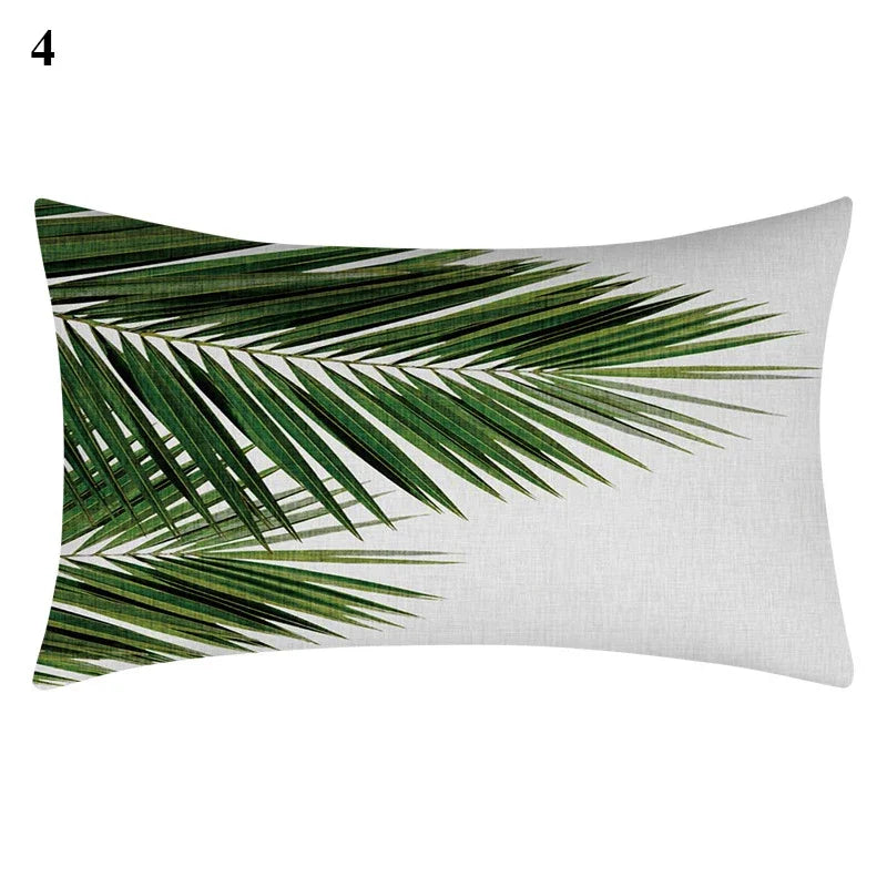 Axyaa Bohemian Plant Leaf Pillowcase for Home Decor 30*50