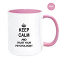 Axyaa Keep Calm Trust Psychologist Mug - 11oz Ceramic Tea Cup Gift for Psychologist