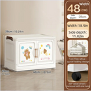 Axyaa Cartoon Storage Box: 1-6 Tier Rolling Organizer, 2 Colors - Bedroom/Living Room/Kitchen/Study