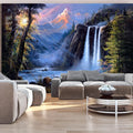Axyaa Nature Wall Art for Home Decor - Mountains, Rivers, Landscapes, Waterfalls, Forests & Lakes