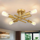 Axyaa Sputnik Ceiling Chandelier Nordic Vintage LED Fixture Flush Mount Lamp