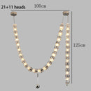 Axyaa Modern LED Pendant Chandeliers: Stylish Indoor Lighting for Living and Dining Rooms