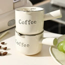 Axyaa Ceramic Measuring Cup with Dual Scale and Handle - Espresso Extraction Tool