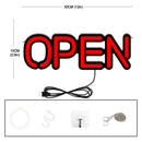 Axyaa LED Open Sign Light USB Interface High Brightness Bar Night Market Business