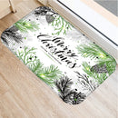Axyaa Christmas New Year Home Decor Entrance Door Mat Non-Slip Living Room Hallway Carpet