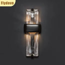 Axyaa Retro Glass Wall Lamp for Bedroom and Living Room Lighting