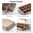 Axyaa Non-Stick Square Lattice Brownie Pan for Baking Delicious Desserts